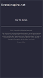 Mobile Screenshot of livetoinspire.net