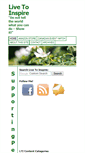 Mobile Screenshot of livetoinspire.ca